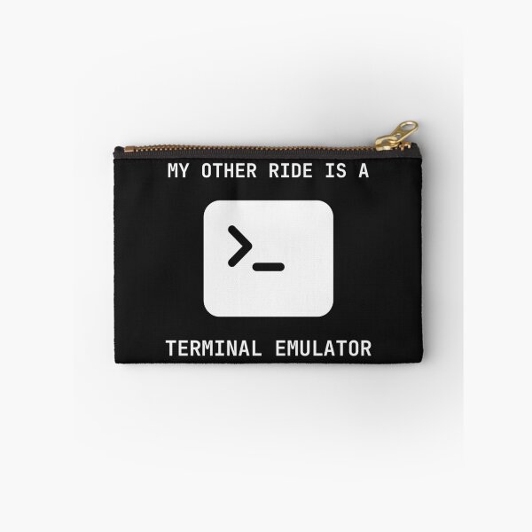 Item preview, My Other Ride Is A Terminal Emulator designed and sold by Analog Threads & Goods.