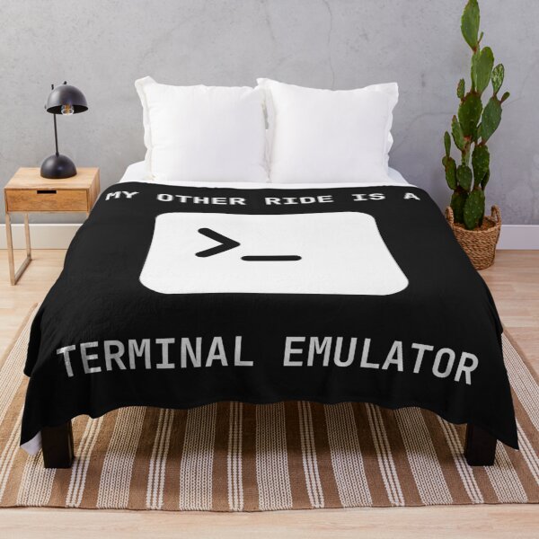 Item preview, My Other Ride Is A Terminal Emulator designed and sold by Analog Threads & Goods.