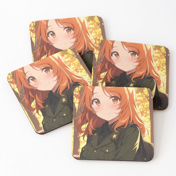 Item preview, Nishizumi Miho Girls Und Panzer Autumn Uniform Golden Light Portrait designed and sold by SuperTeamCanada.