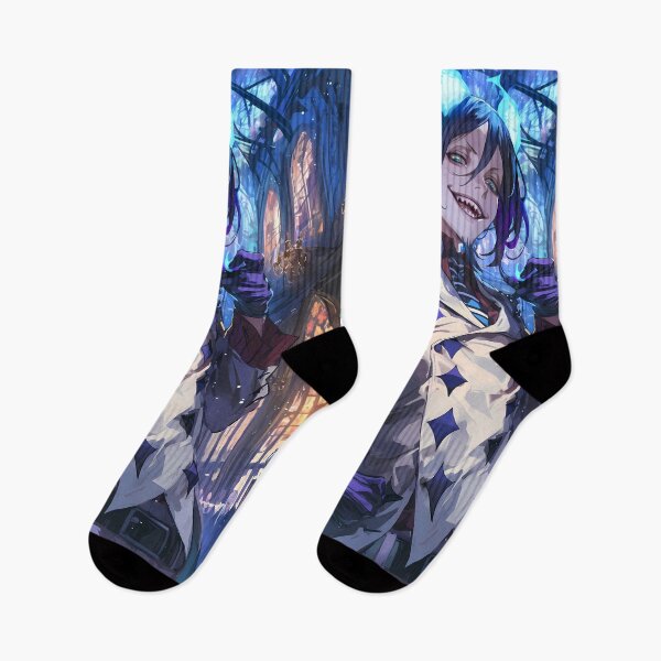 Item preview, Mephisto Pheles Blue Exorcist Gothic Cathedral Blue Flames Night designed and sold by SuperTeamCanada.