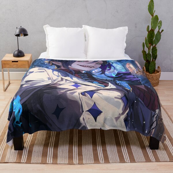Item preview, Mephisto Pheles Blue Exorcist Gothic Cathedral Blue Flames Night designed and sold by SuperTeamCanada.