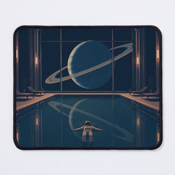 Item preview, Astronaut Floating in Cosmic Pool designed and sold by Creative_Canvas.
