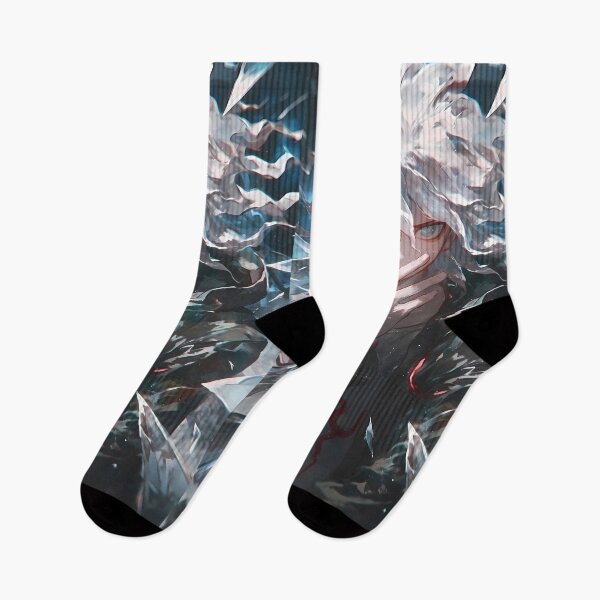 Item preview, Nagito Komaeda Danganronpa White Hair Shards Icy Mystery Blue Tones designed and sold by SuperTeamCanada.