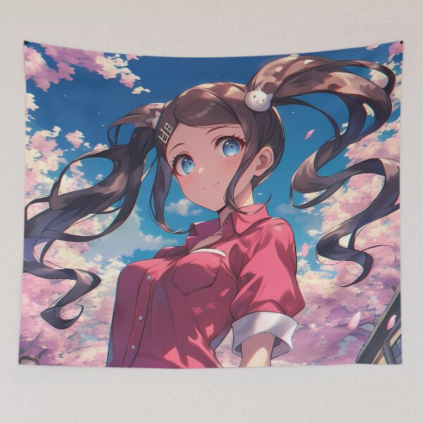 Item preview, Aoi Asahina Danganronpa Bright Sky Sakura Street Smile designed and sold by SuperTeamCanada.