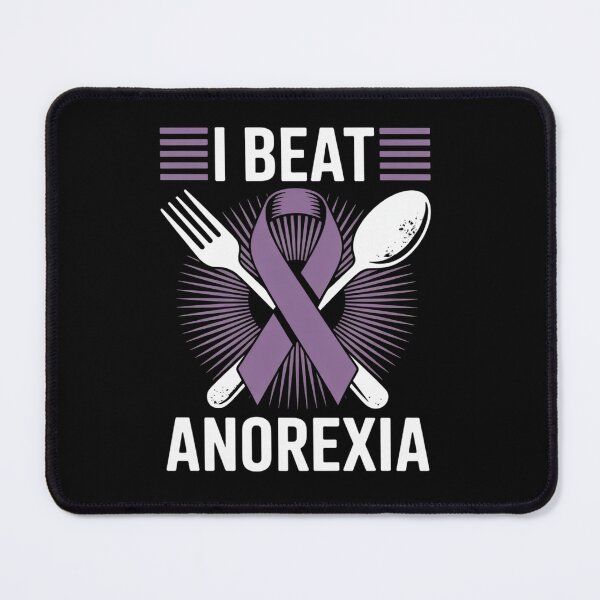 Item preview, I Beat Anorexia Awareness Eating Disorder Purple Ribbon designed and sold by grounabslaninal.