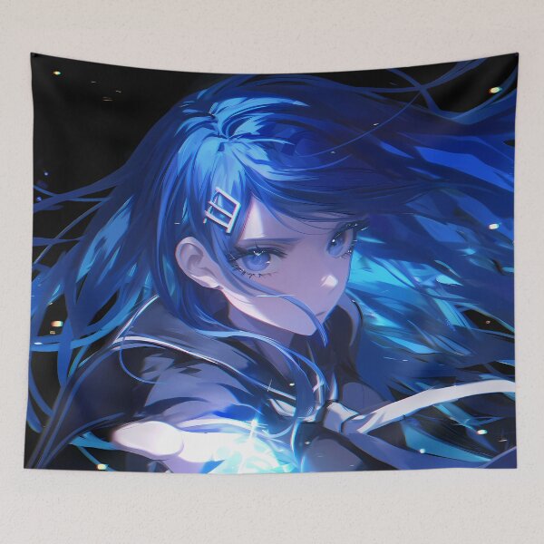 Item preview, Sayaka Maizono Danganronpa Blue Hair Starry Glow Magic Orb designed and sold by SuperTeamCanada.