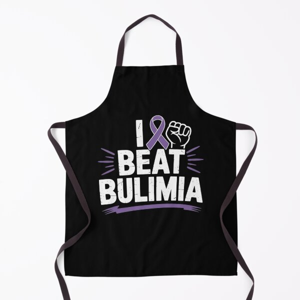 Item preview, I Beat Bulimia Eating Disorder Awareness ED Purple Ribbon designed and sold by grounabslaninal.