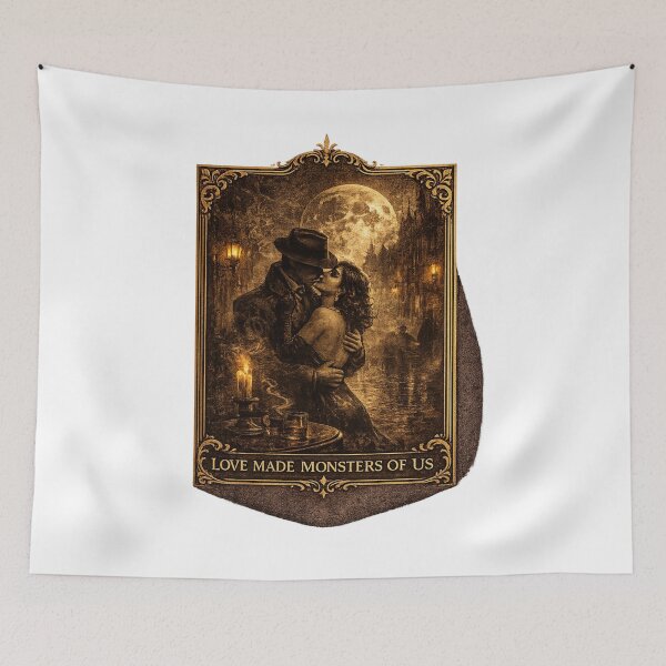 Item preview, Love Made Monsters Of Us – Velvet Noir Society™ designed and sold by DailyTrendFinds.