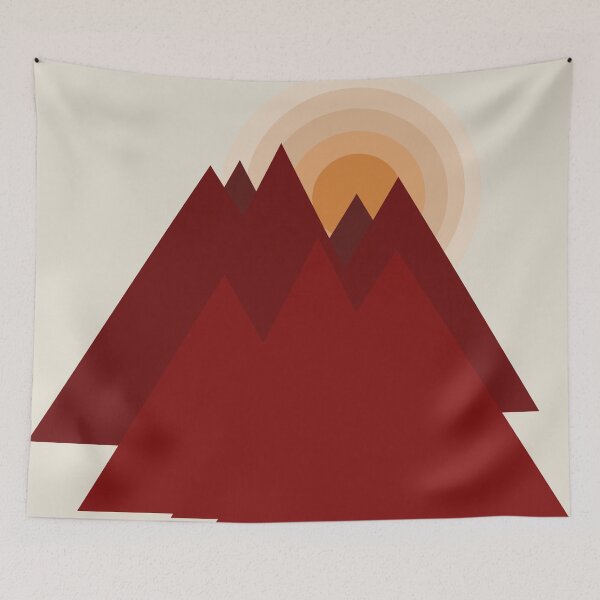 Item preview, Geometric mountains designed and sold by Javier Narváez Solarte.