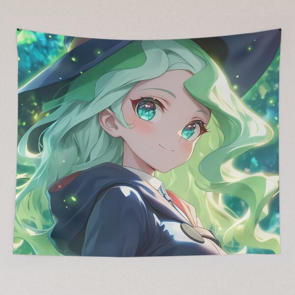 Item preview, Diana Cavendish Little Witch Academia Emerald Glow Witch Hat Forest designed and sold by SuperTeamCanada.