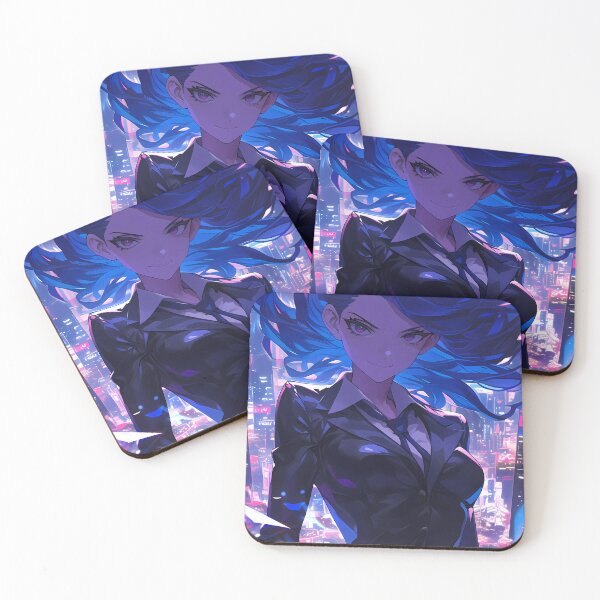 Item preview, Ursula Callistis Little Witch Academia Neon City Night Blue Hair designed and sold by SuperTeamCanada.