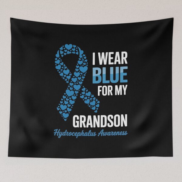 Item preview, I Wear Blue For My Grandson Hydrocephalus Awareness designed and sold by grounabslaninal.
