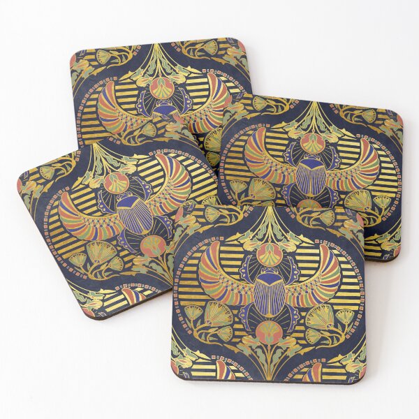 Item preview, Scarab and Papyrus Ogee designed and sold by Honey Crystal Fashion and Homegoods .
