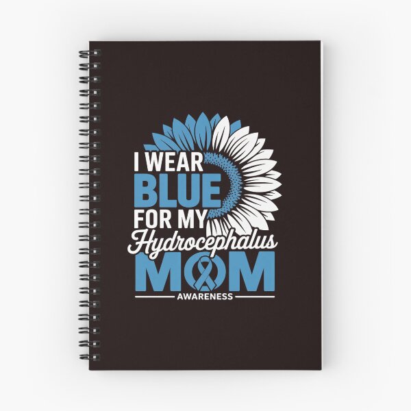 Item preview, I Wear Blue For My MOM Hydrocephalus Awareness Ribbon Sunflower designed and sold by grounabslaninal.