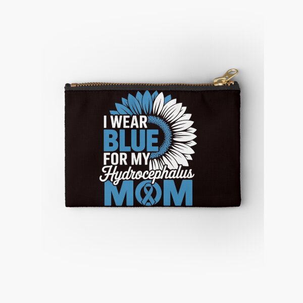 Item preview, I Wear Blue For My MOM Hydrocephalus Awareness Ribbon Sunflower designed and sold by grounabslaninal.