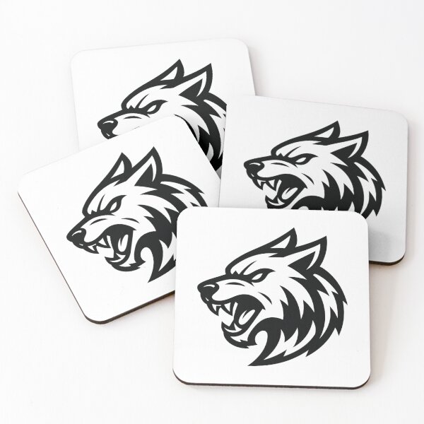 Item preview, Aggressive Wolf Mascot Vector Logo designed and sold by WealthART1.