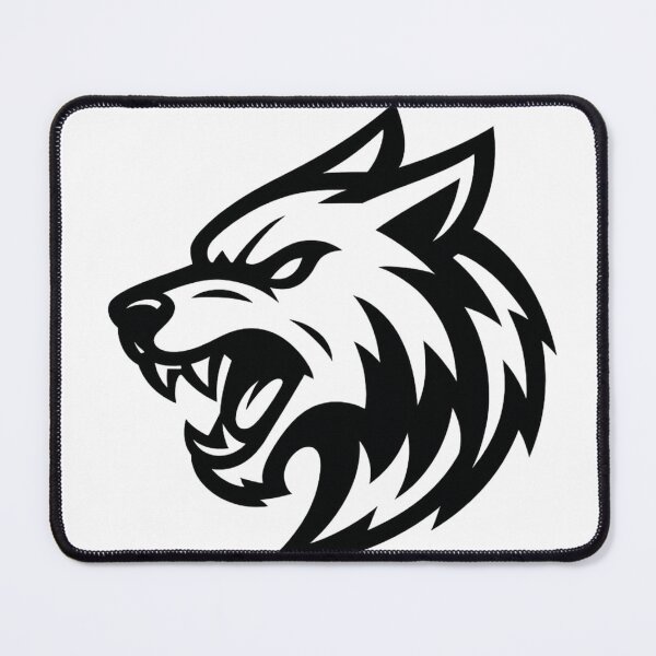 Item preview, Aggressive Wolf Mascot Vector Logo designed and sold by WealthART1.