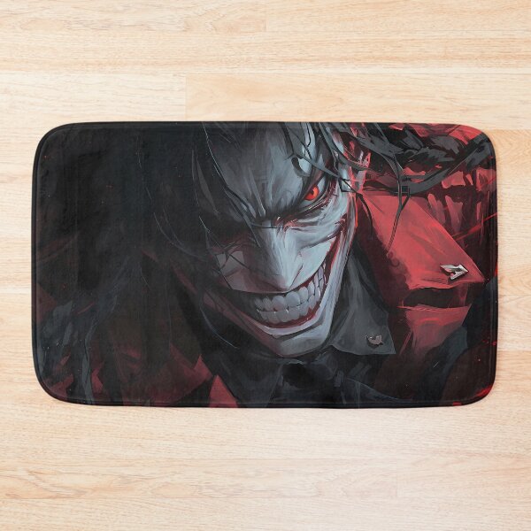 Item preview, Alucard Hellsing Shadow Red Glare Gothic Anime Portrait designed and sold by SuperTeamCanada.