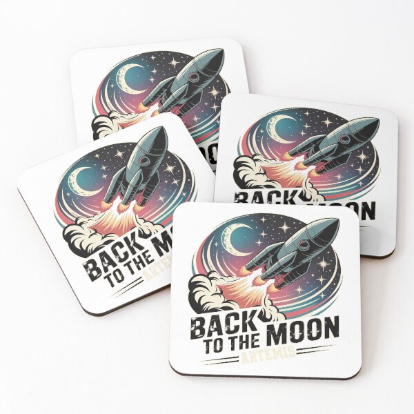 Item preview, Retro Spaceship Rocket Launch Vintage Space Moon designed and sold by QuiteOrbit.