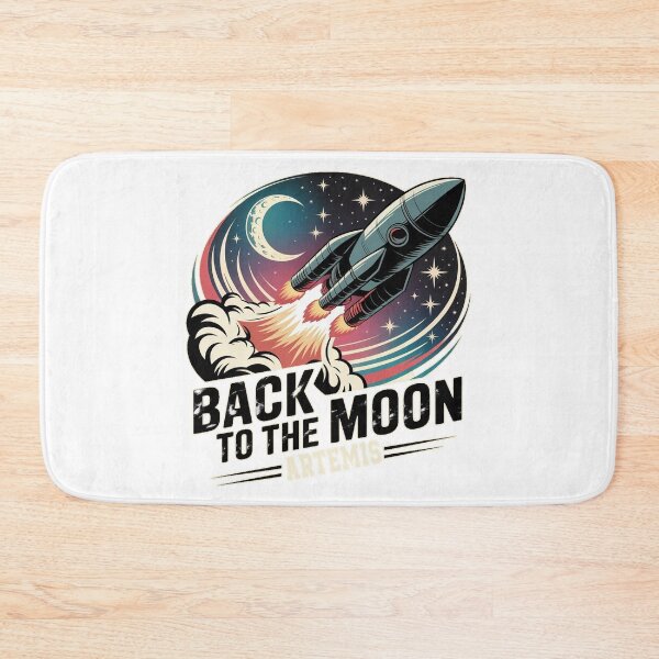 Item preview, Retro Spaceship Rocket Launch Vintage Space Moon designed and sold by QuiteOrbit.
