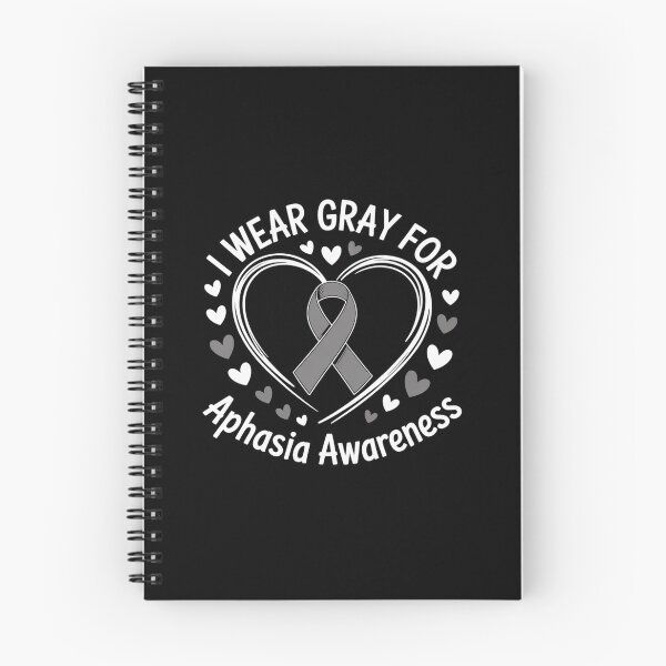 Item preview, I Wear Gray For Aphasia Awareness Grey Ribbon designed and sold by grounabslaninal.