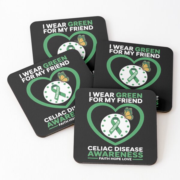 Item preview, I wear Green for my Friend Celiac Disease Awareness designed and sold by grounabslaninal.