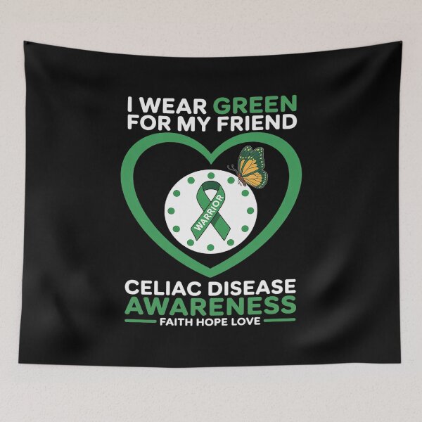 Item preview, I wear Green for my Friend Celiac Disease Awareness designed and sold by grounabslaninal.