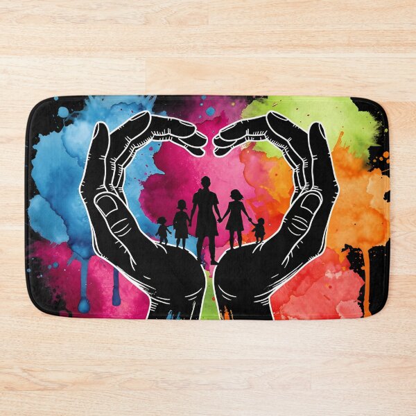Item preview, Together Day of Families Watercolor Art designed and sold by Ekracreatives.