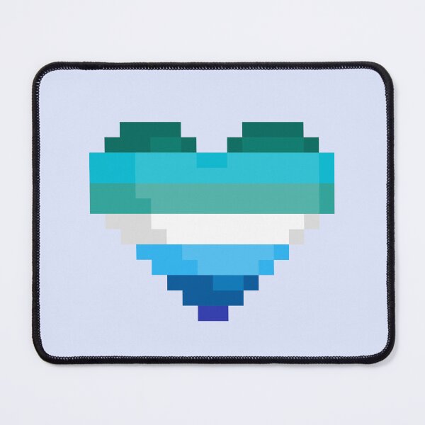 Item preview, Pixel Gay/MLM Flag Heart designed and sold by rafagars.
