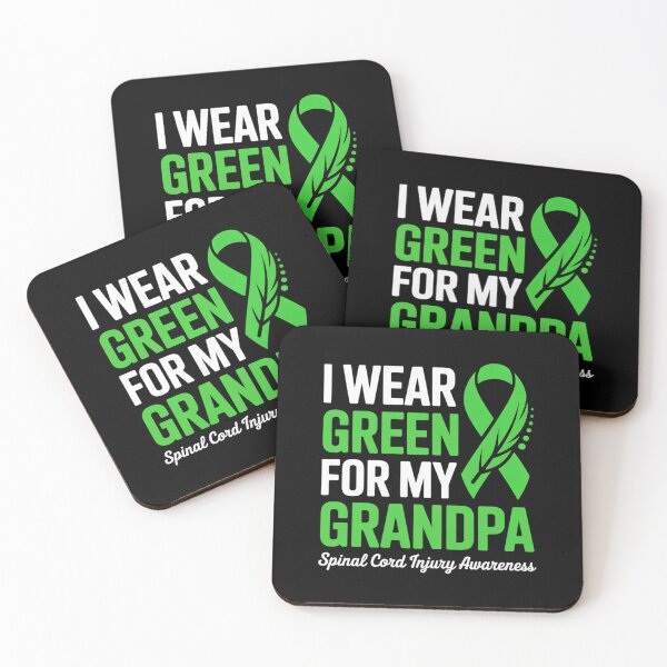 Item preview, I Wear Green For My Grandpa Spinal Cord Injury Awareness designed and sold by grounabslaninal.