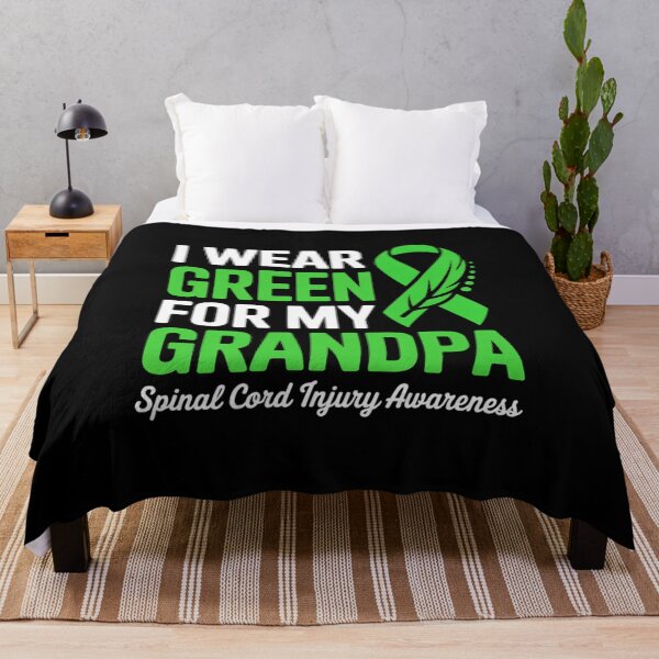 Item preview, I Wear Green For My Grandpa Spinal Cord Injury Awareness designed and sold by grounabslaninal.