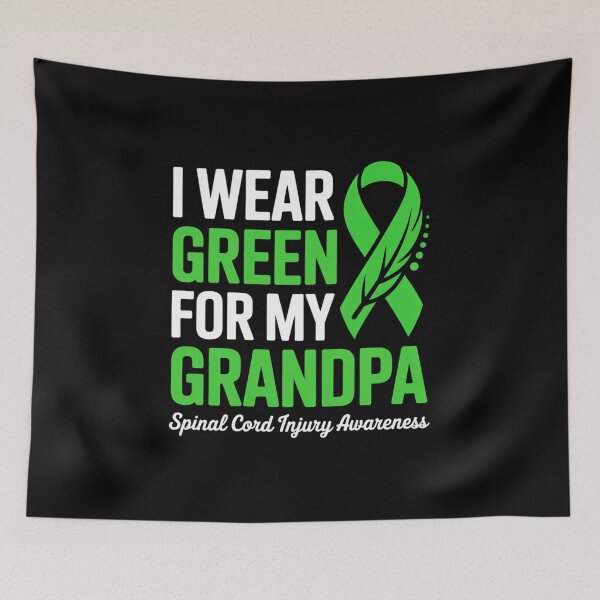 Item preview, I Wear Green For My Grandpa Spinal Cord Injury Awareness designed and sold by grounabslaninal.