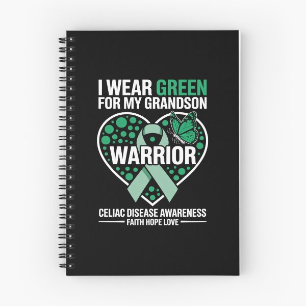Item preview, I wear Green for my Grandson - Celiac Disease Awareness designed and sold by grounabslaninal.