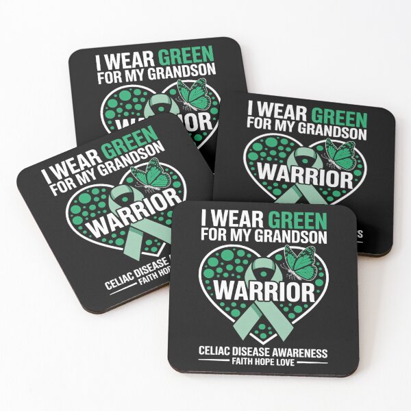 Item preview, I wear Green for my Grandson - Celiac Disease Awareness designed and sold by grounabslaninal.