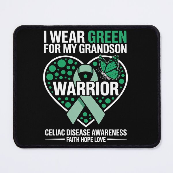Item preview, I wear Green for my Grandson - Celiac Disease Awareness designed and sold by grounabslaninal.
