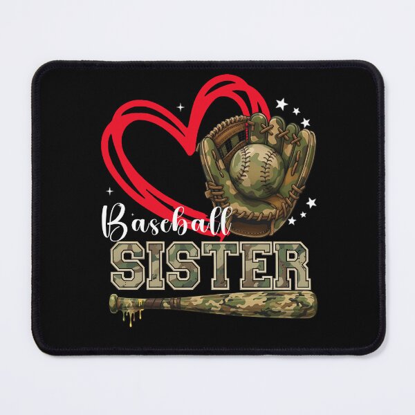 Item preview, Camo Baseball Sister Game Day designed and sold by KIROSALS.
