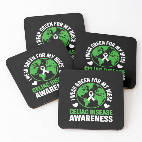Item preview, I wear GREEN for my NIECE CELIAC DISEASE Awareness designed and sold by grounabslaninal.