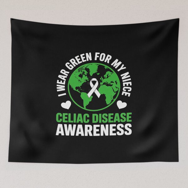 Item preview, I wear GREEN for my NIECE CELIAC DISEASE Awareness designed and sold by grounabslaninal.
