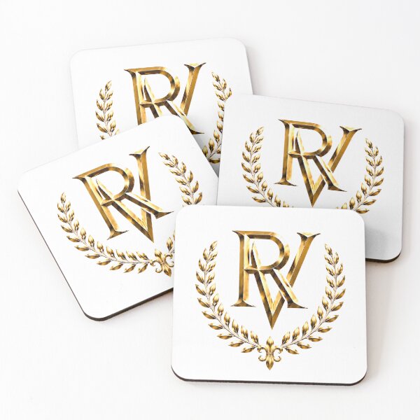 Item preview, Luxury Gold Monogram Laurel Crest  designed and sold by Richio Vonte’.