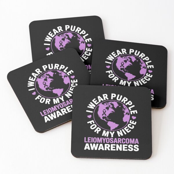 Item preview, I wear PURPLE for my NIECE LEIOMYOSARCOMA Awareness designed and sold by grounabslaninal.