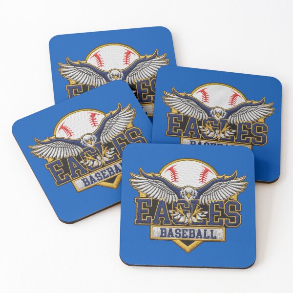 Item preview, Blue and Gold Eagles Baseball Patch designed and sold by LIBERTYMODE.