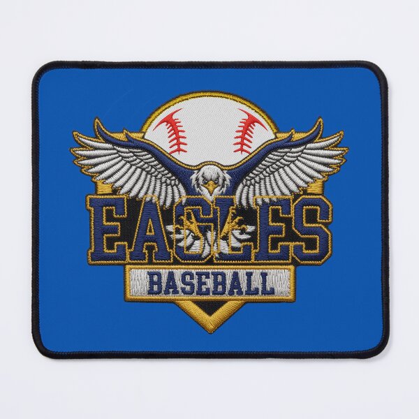Item preview, Blue and Gold Eagles Baseball Patch designed and sold by LIBERTYMODE.