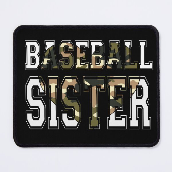 Item preview, Camo Baseball Sister Heart Style designed and sold by KIROSALS.