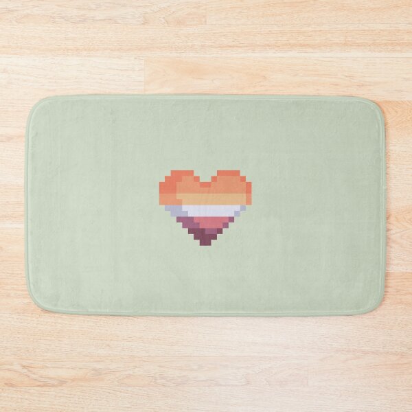 Artikelvorschau, Pixel Lesbian Flag Heart entworfen und verkauft von rafagars.