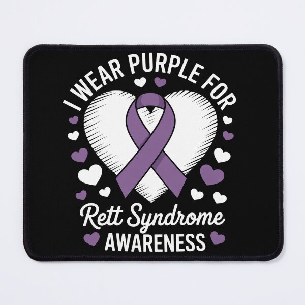 Item preview, I Wear Purple For Rett Syndrome Awareness designed and sold by grounabslaninal.