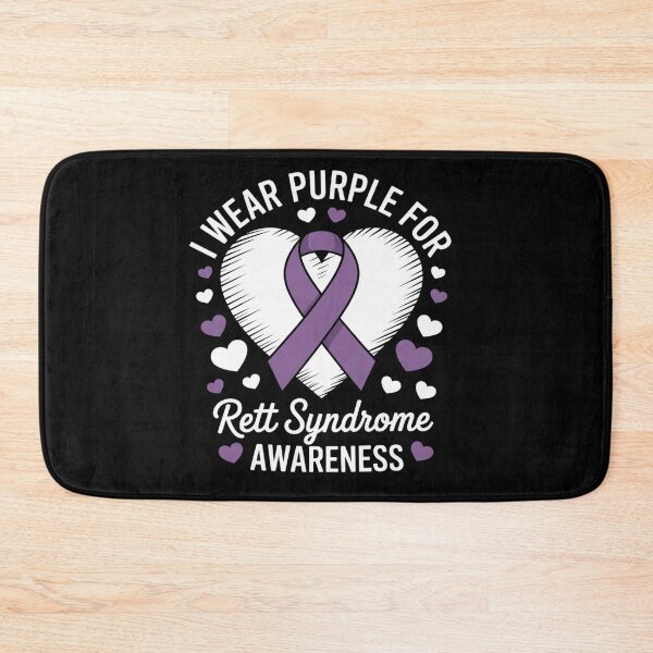 Item preview, I Wear Purple For Rett Syndrome Awareness designed and sold by grounabslaninal.