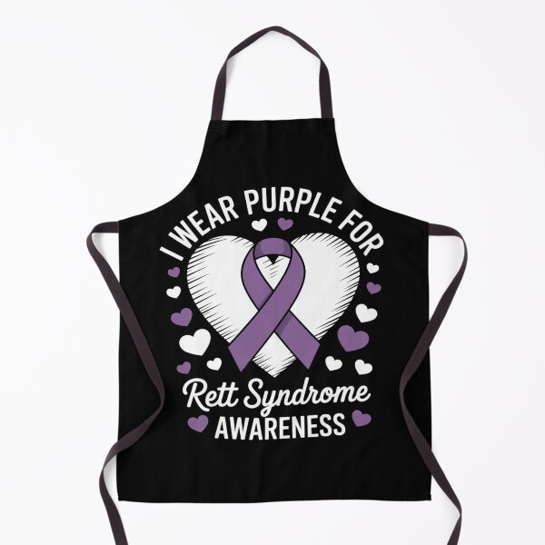 Item preview, I Wear Purple For Rett Syndrome Awareness designed and sold by grounabslaninal.