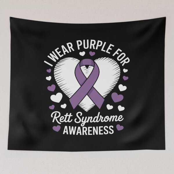 Item preview, I Wear Purple For Rett Syndrome Awareness designed and sold by grounabslaninal.