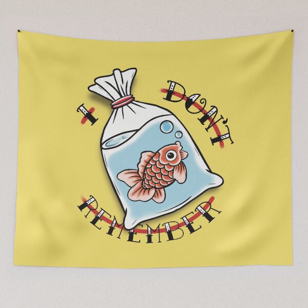 Item preview, Memory of a goldfish designed and sold by Wakeandmake1.