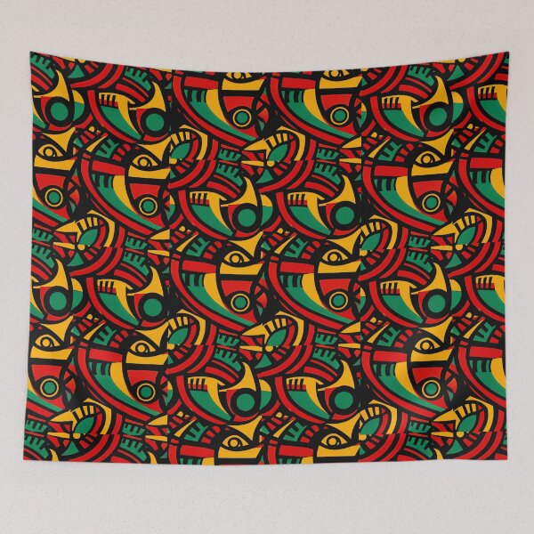 Item preview, Colorful Afrocentric Fabric designed and sold by laExpose.
